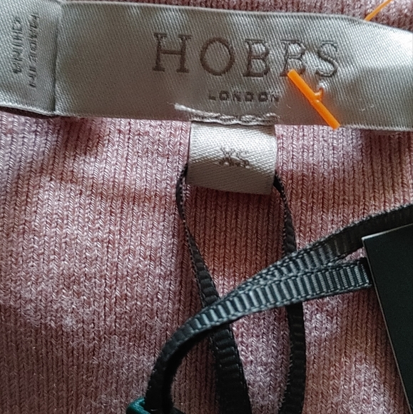 Hobbs London Ella cardigan pale pink extra small NWT - Picture 8 of 8